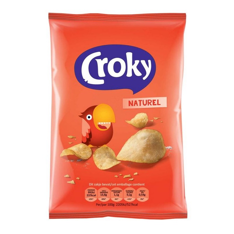 CROKY Chips Naturel 45 gr