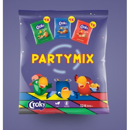 Croky Chips Party Mix 12x30 gr