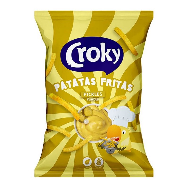 Croky Chips Patatas Fritas Pickles 100 gr