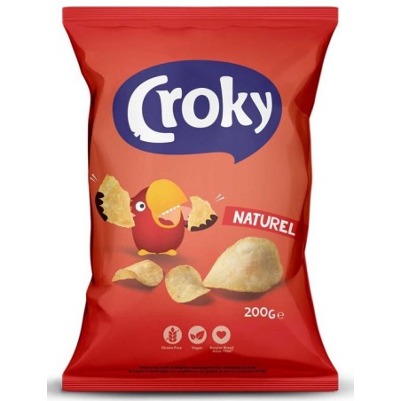 CROKY Chips Naturel 200 gr