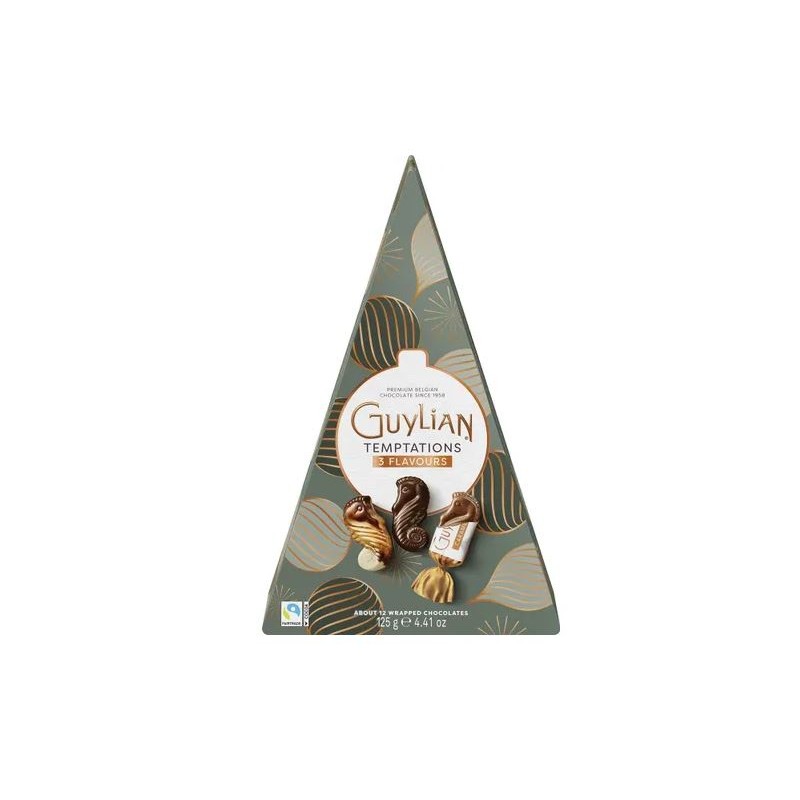 Guylian Fruits de mer chocolat mixte Temptations boîte de 125g